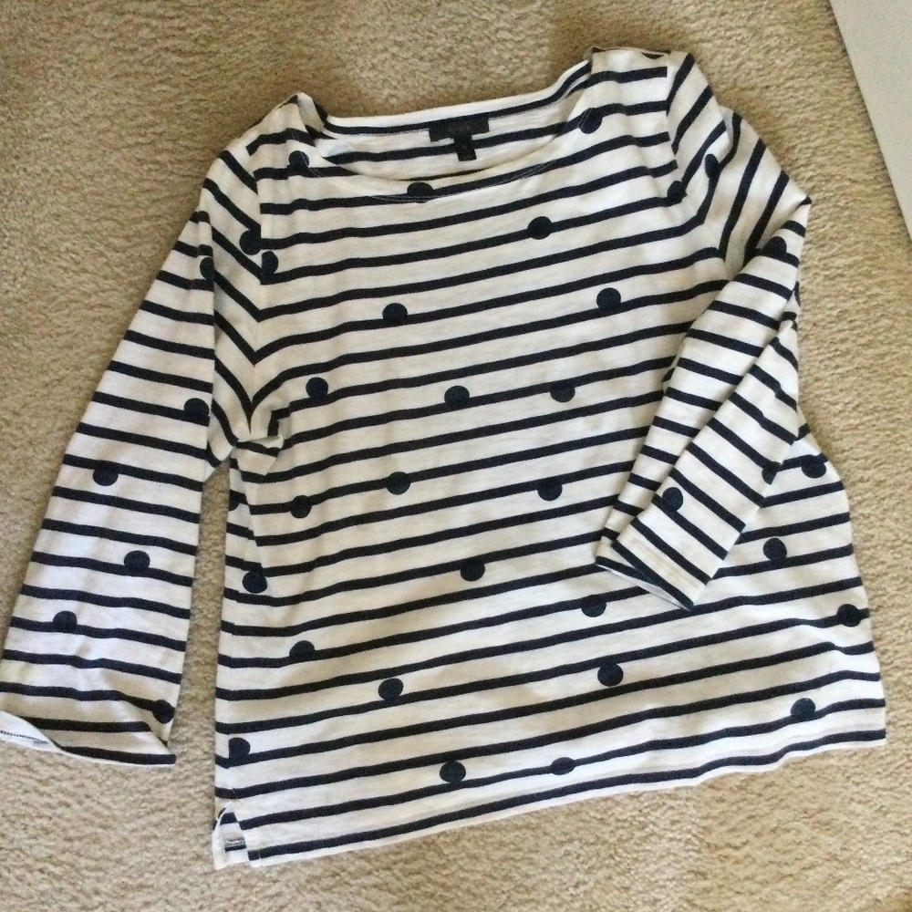 J crew 3/4 sleeve tee